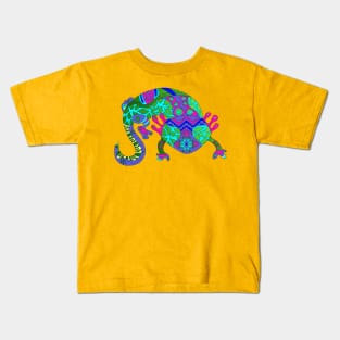 axolotl in magical swamp ecopop Kids T-Shirt